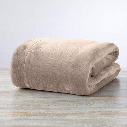 Velvet Plush Sherpa Luxury Bed Blanket - Kinsley Collection - -