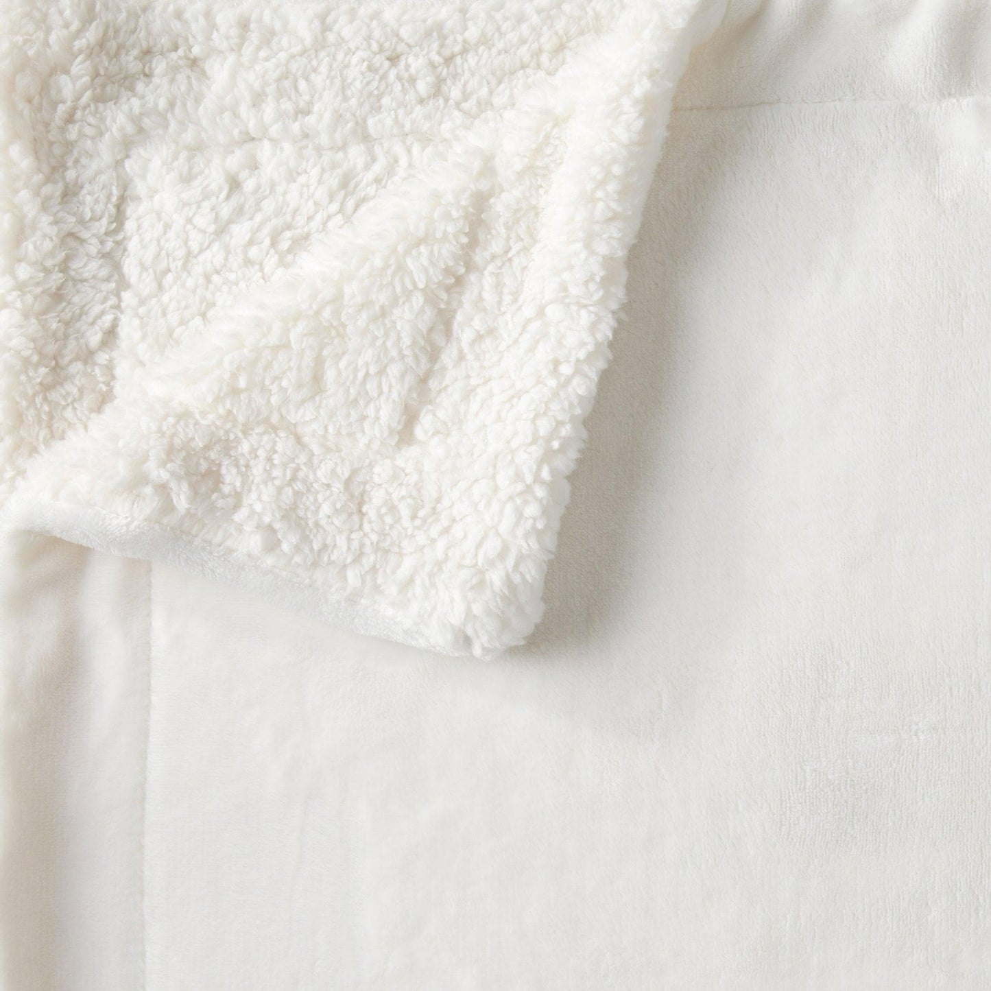 Velvet Plush Sherpa Luxury Bed Blanket - Kinsley Collection - -