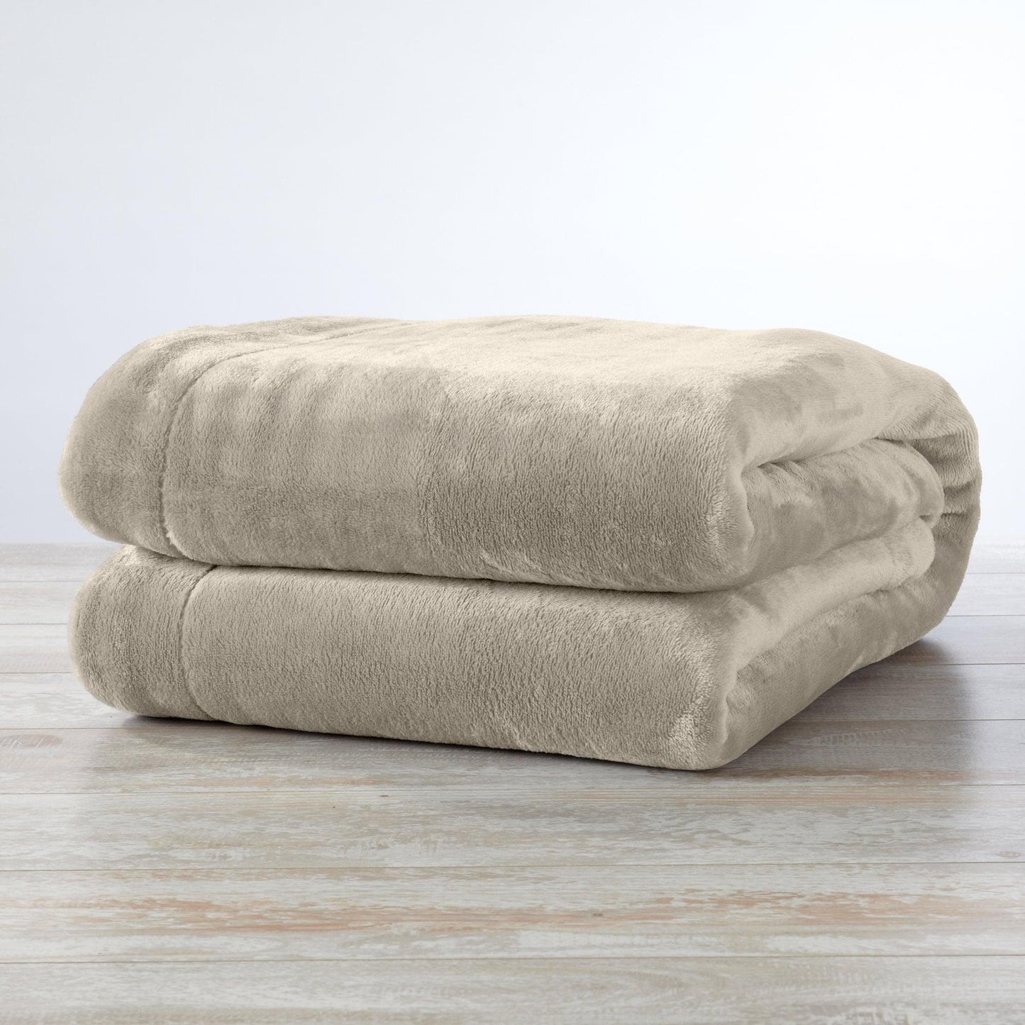 Velvet Plush Sherpa Luxury Bed Blanket - Kinsley Collection - -