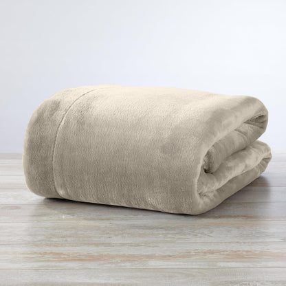 Velvet Plush Sherpa Luxury Bed Blanket - Kinsley Collection - -