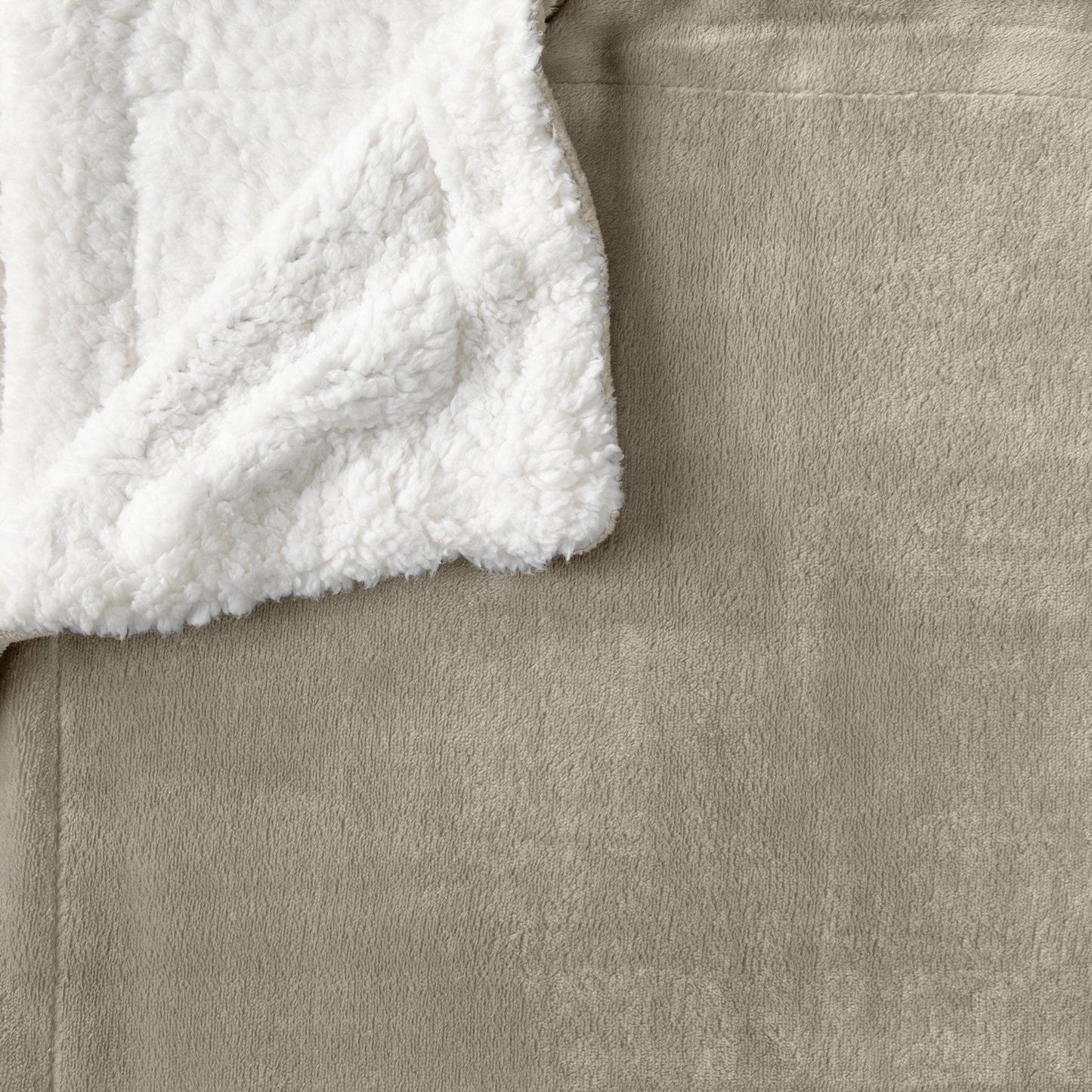 Velvet Plush Sherpa Luxury Bed Blanket - Kinsley Collection - -