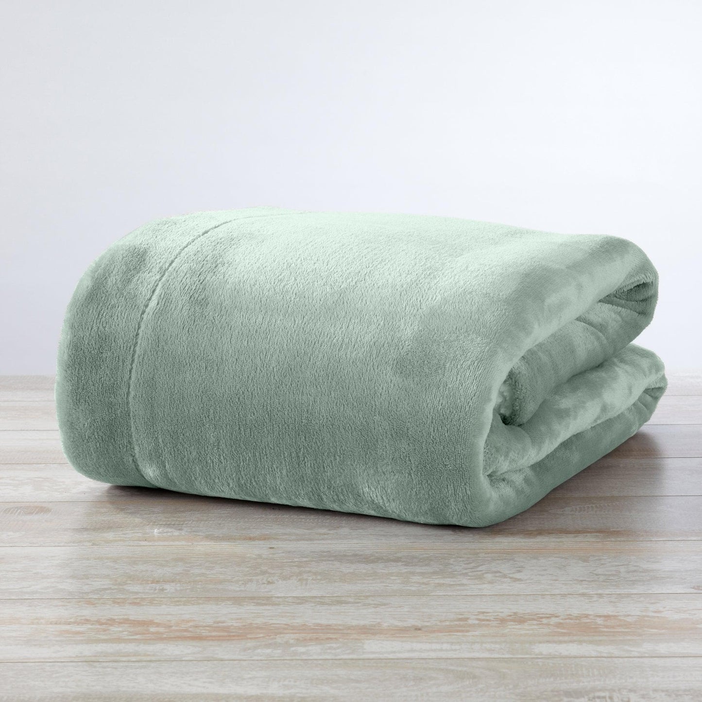 Velvet Plush Sherpa Luxury Bed Blanket - Kinsley Collection - -