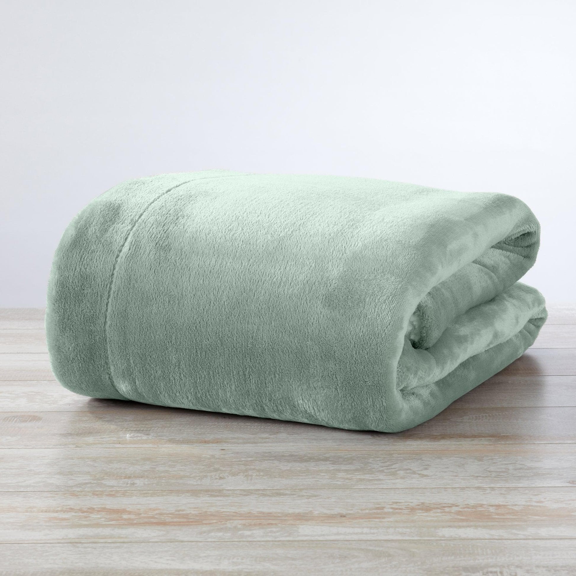 Velvet Plush Sherpa Luxury Bed Blanket - Kinsley Collection - -