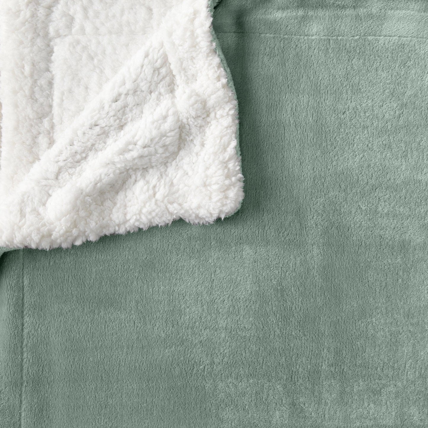 Velvet Plush Sherpa Luxury Bed Blanket - Kinsley Collection - -