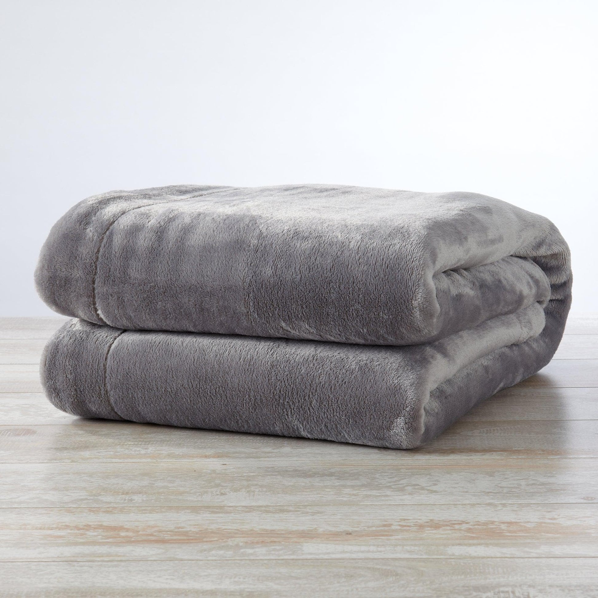 Velvet Plush Sherpa Luxury Bed Blanket - Kinsley Collection - -