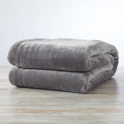 Velvet Plush Sherpa Luxury Bed Blanket - Kinsley Collection - -