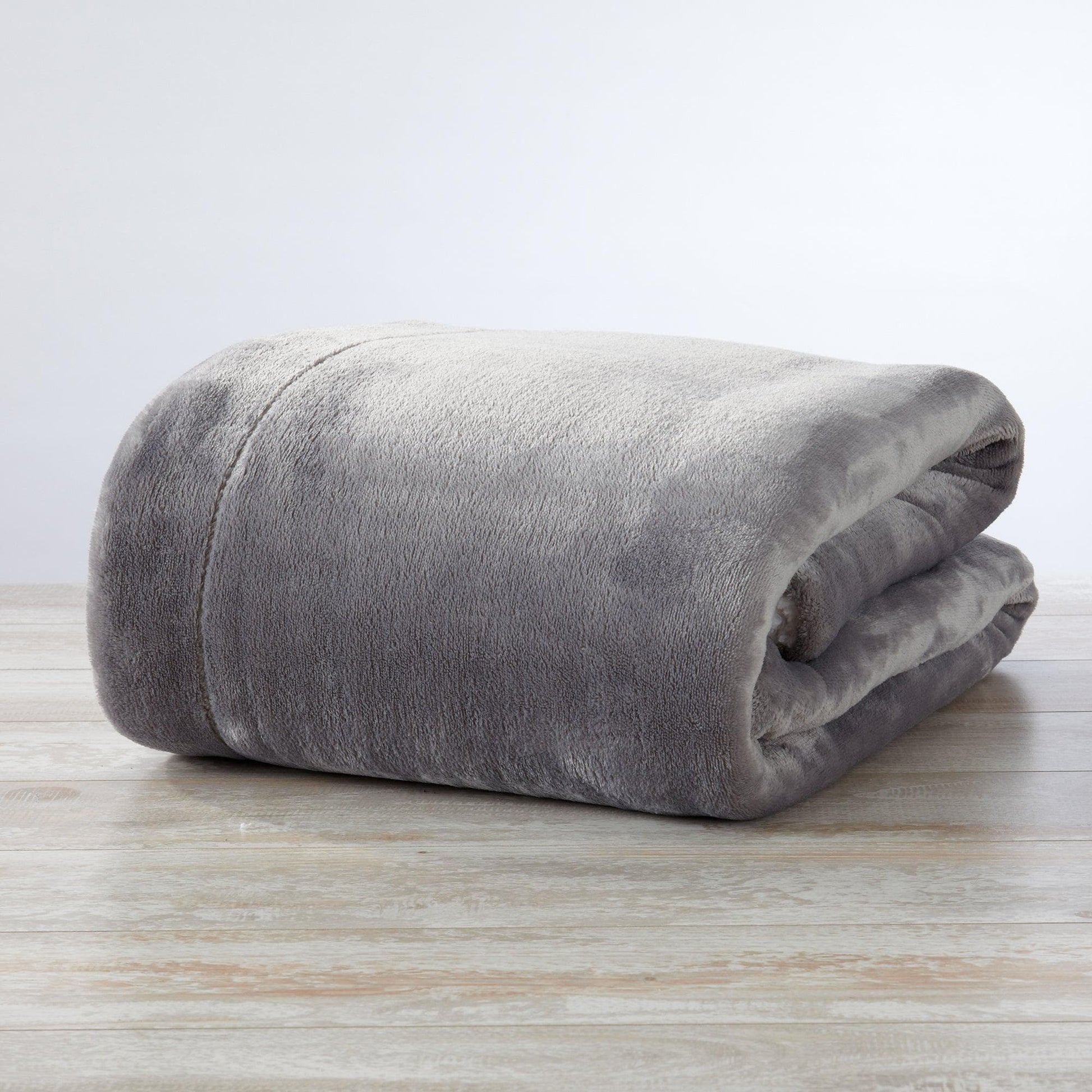 Velvet Plush Sherpa Luxury Bed Blanket - Kinsley Collection - -