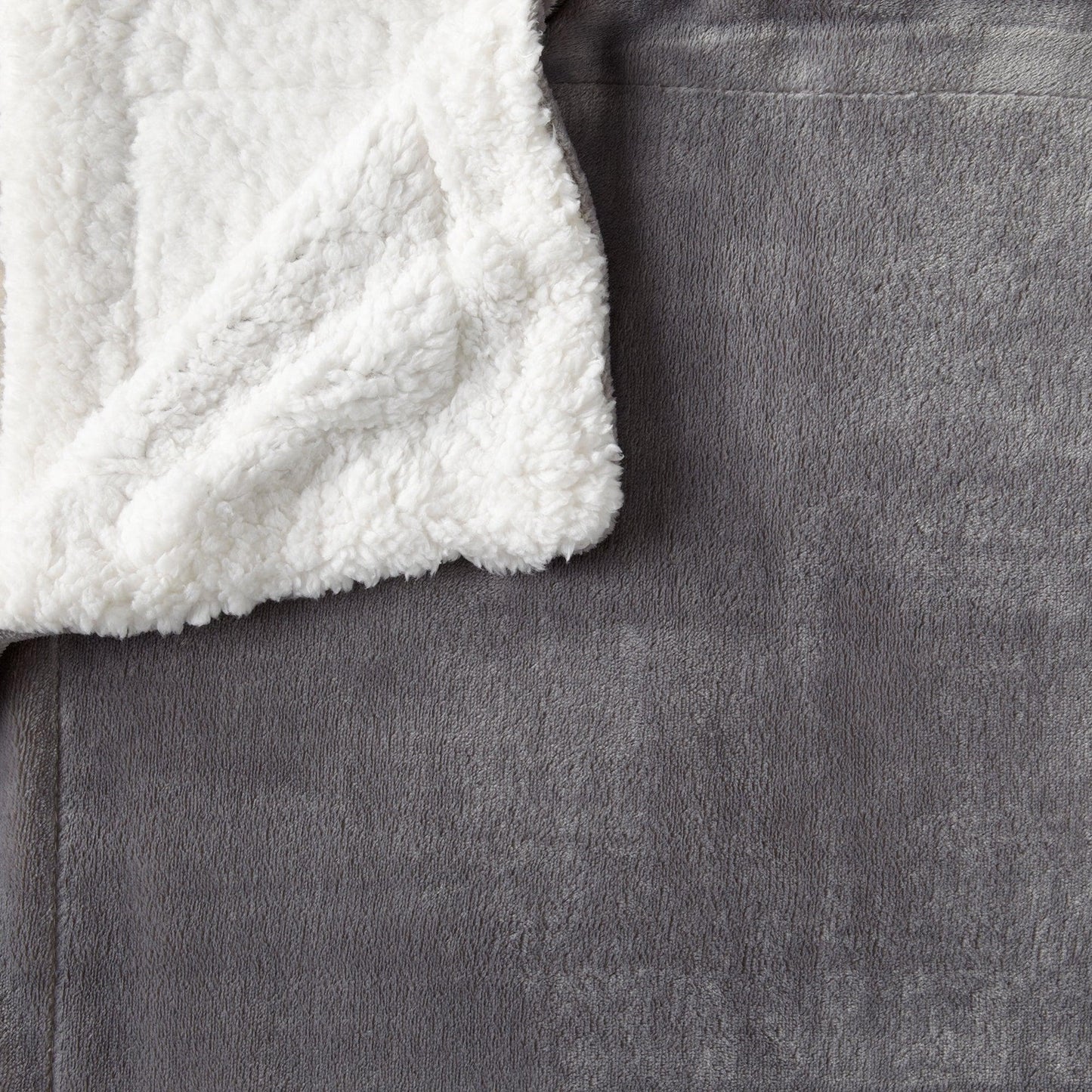 Velvet Plush Sherpa Luxury Bed Blanket - Kinsley Collection - -
