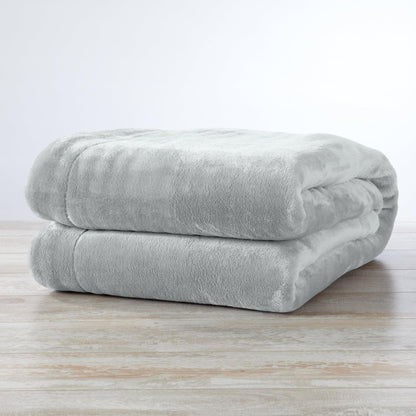 Velvet Plush Sherpa Luxury Bed Blanket - Kinsley Collection - -