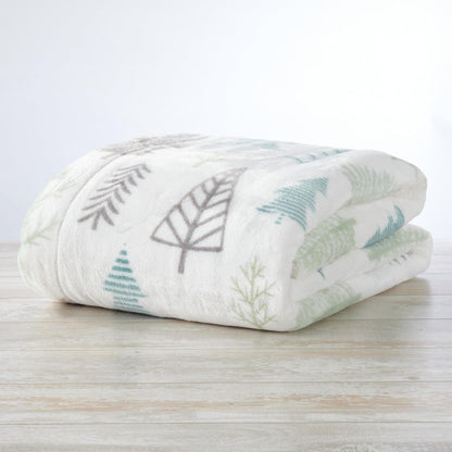 Velvet Plush Sherpa Luxury Bed Blanket - Kinsley Collection - -
