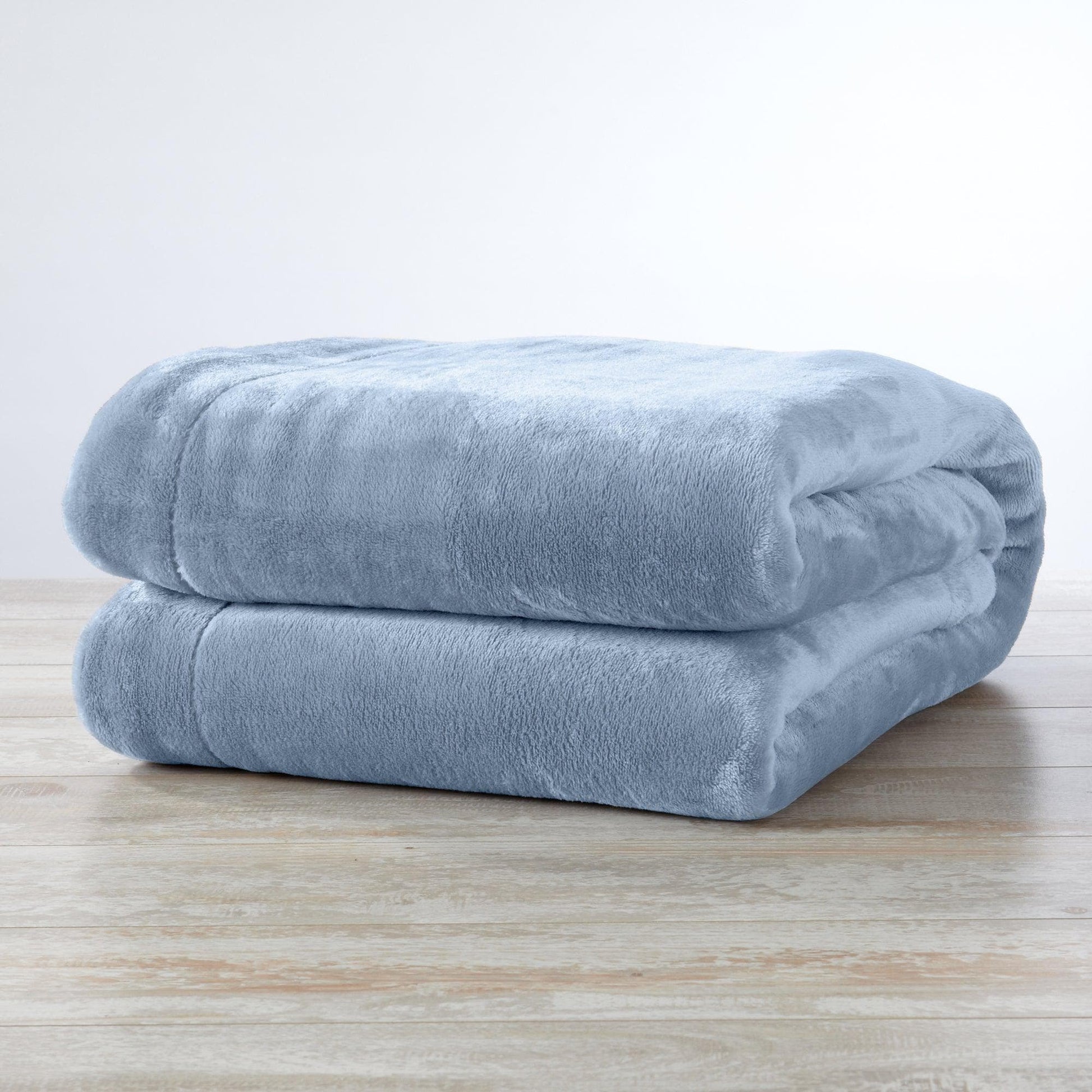 Velvet Plush Sherpa Luxury Bed Blanket - Kinsley Collection - -