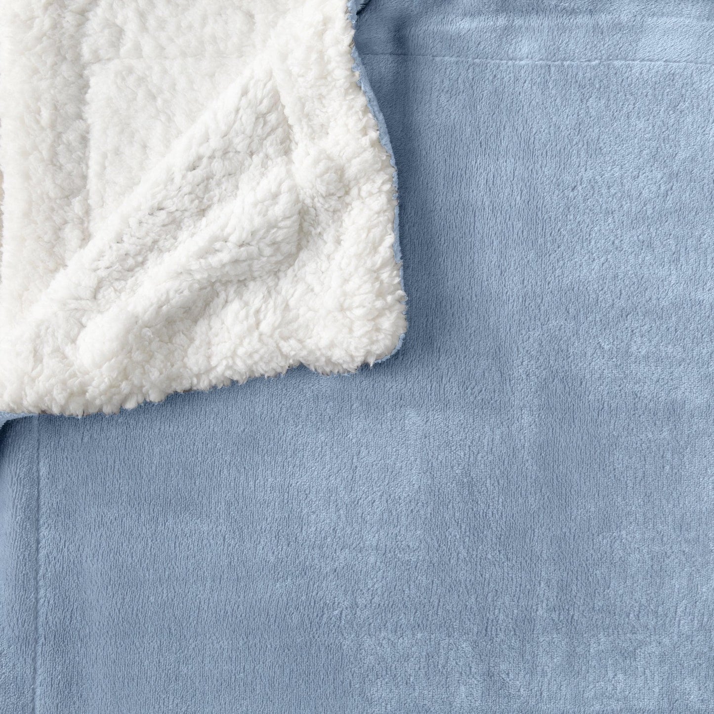 Velvet Plush Sherpa Luxury Bed Blanket - Kinsley Collection - -