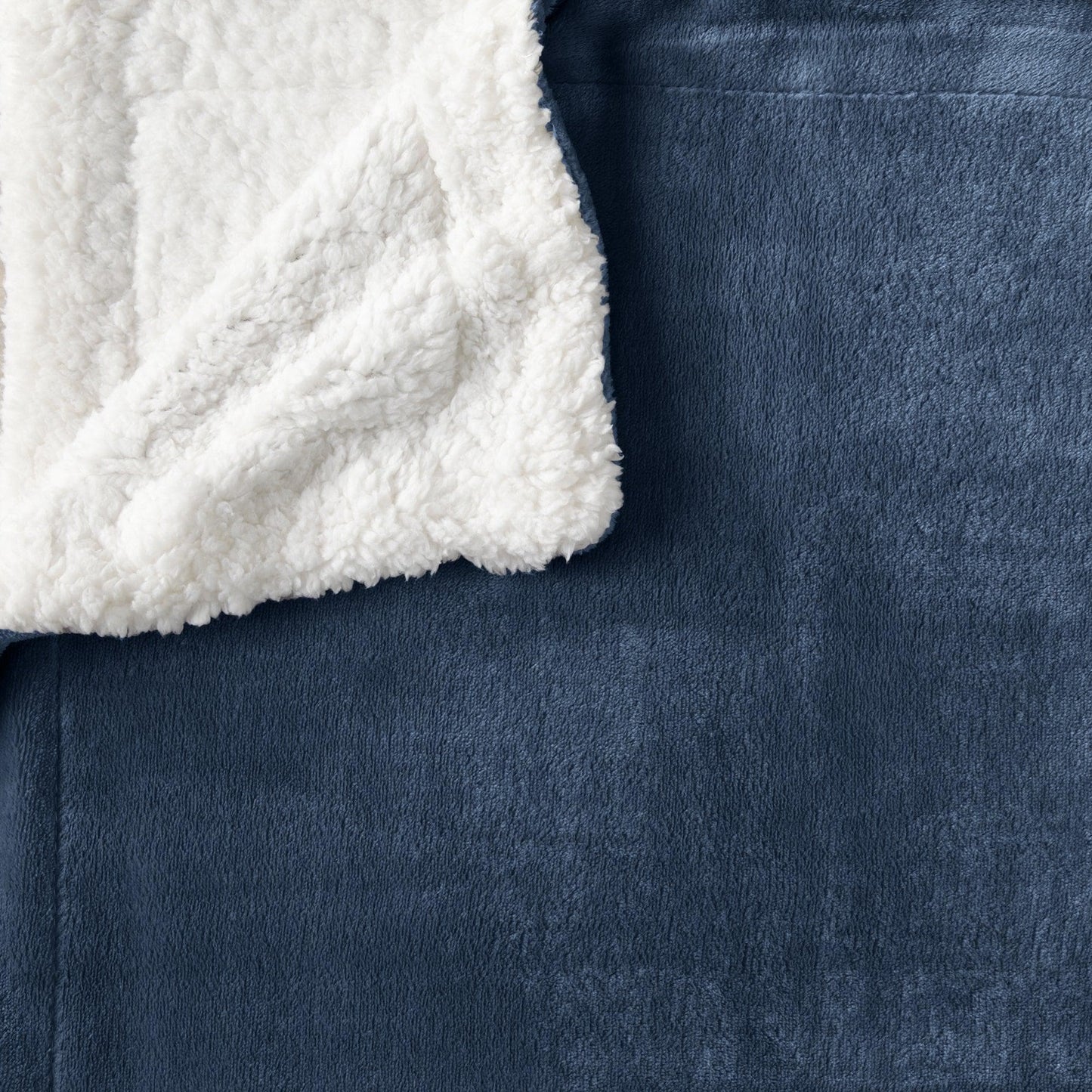 Velvet Plush Sherpa Luxury Bed Blanket - Kinsley Collection - -