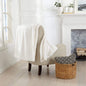 Velvet Plush Sherpa Luxury Bed Blanket - Kinsley Collection - 50" x 60" Throw Optic White -