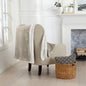 Velvet Plush Sherpa Luxury Bed Blanket - Kinsley Collection - 50" x 60" Throw Taupe -