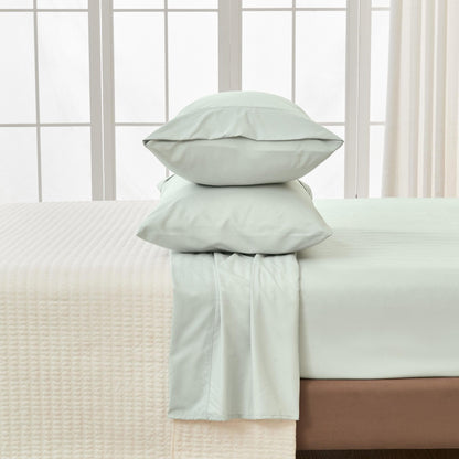 Solid Sheet Set - Amara Collection - Aqua -