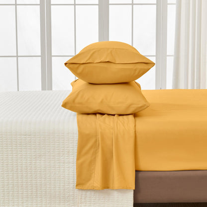 Solid Sheet Set - Amara Collection - Ginger -