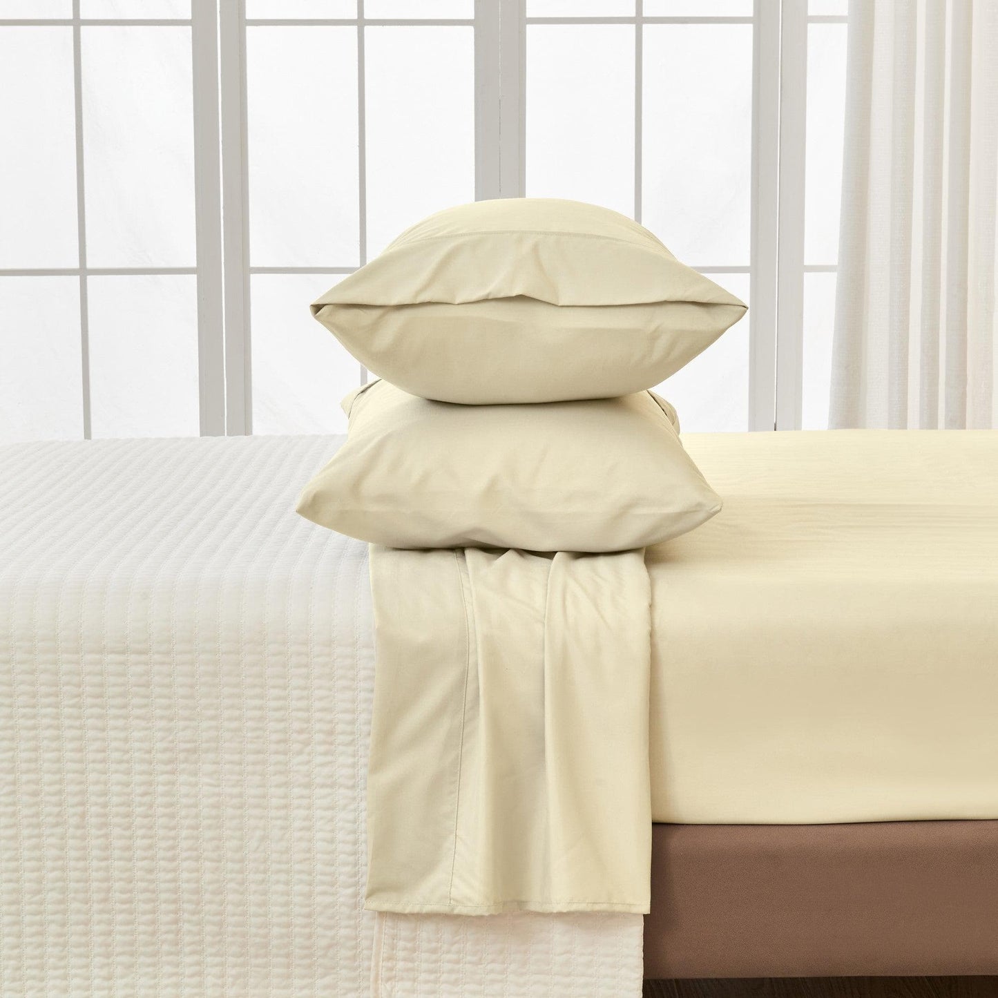 Solid Sheet Set - Amara Collection - Natural -