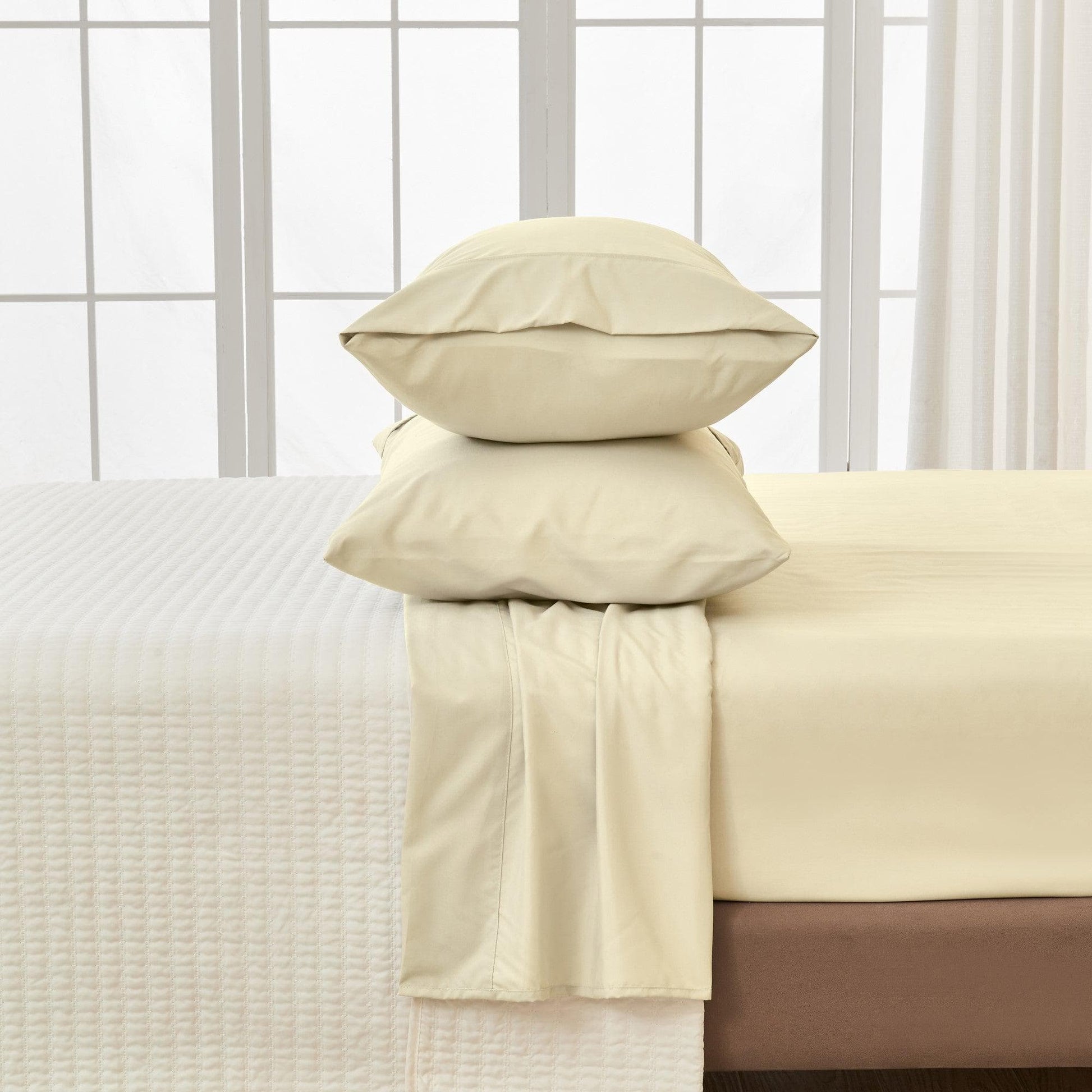 Solid Sheet Set - Amara Collection - Natural - sheets