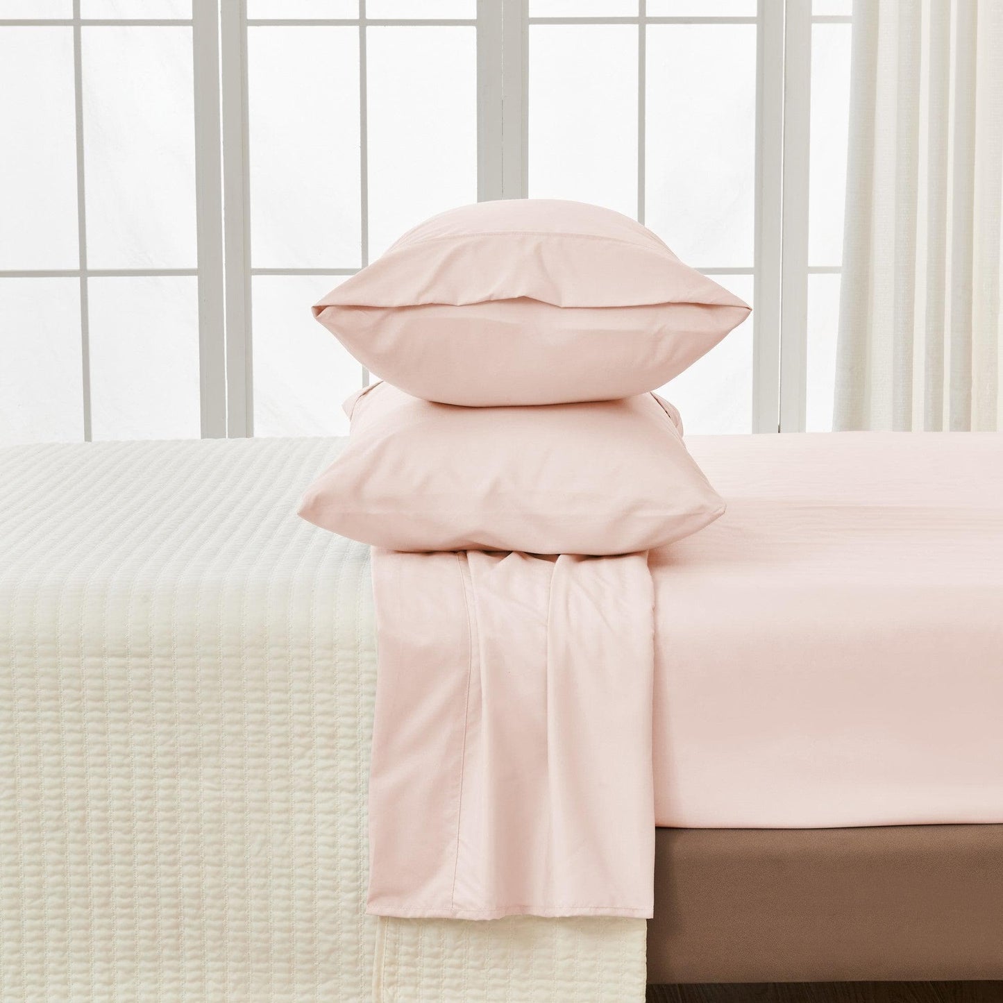 Solid Sheet Set - Amara Collection - Pink -
