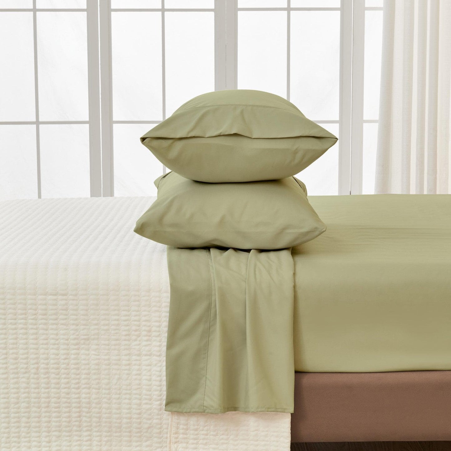 Solid Sheet Set - Amara Collection - Sage -