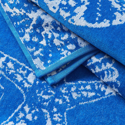 2 Pack 100% Cotton Jacquard Beach Towels - Playa Collection - - Beach Towels