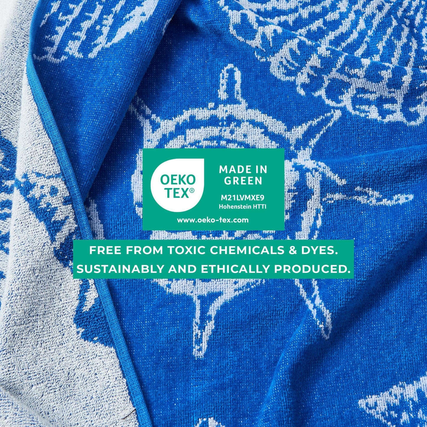 2 Pack 100% Cotton Jacquard Beach Towels - Playa Collection - - Beach Towels