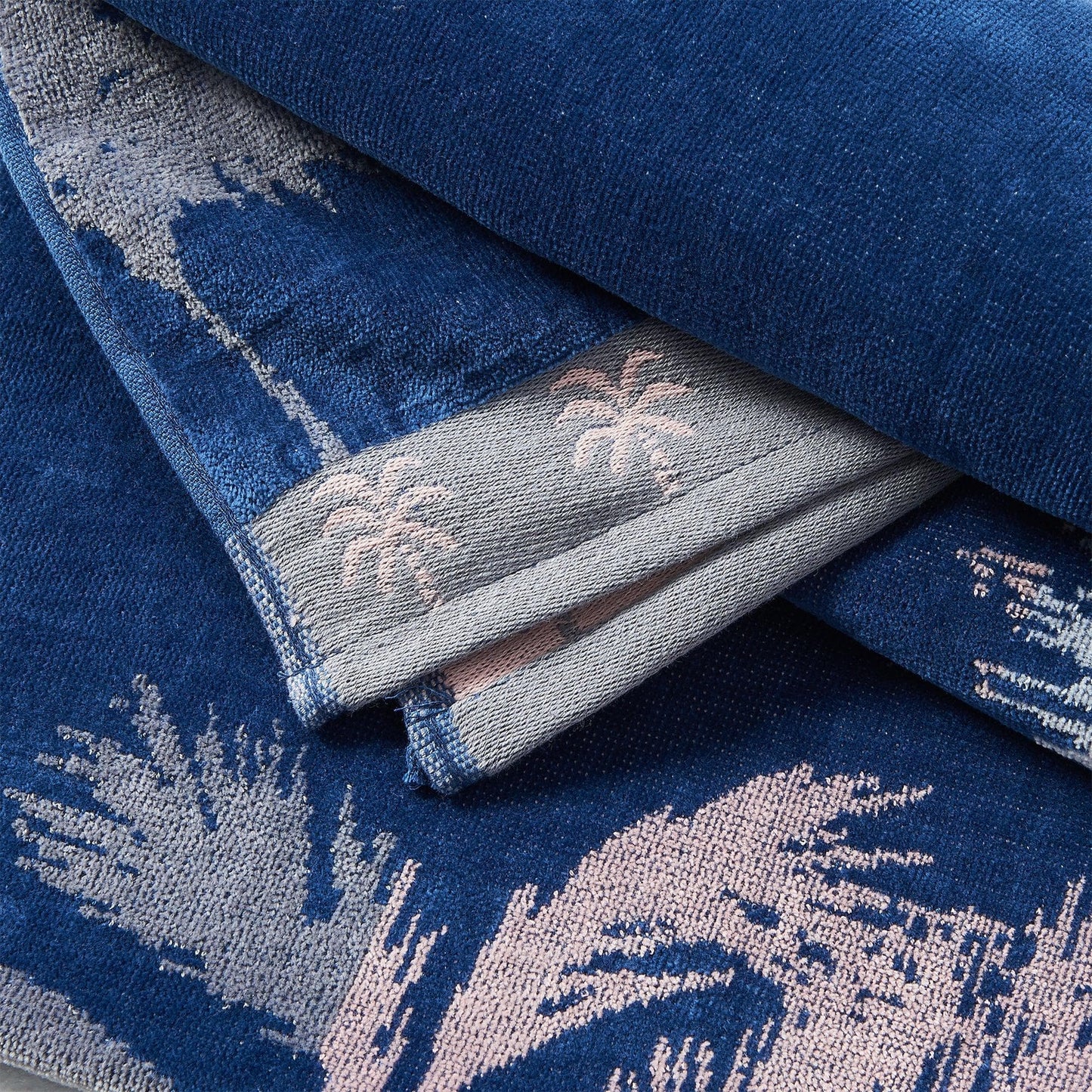 2 Pack 100% Cotton Jacquard Beach Towels - Playa Collection - - Beach Towels