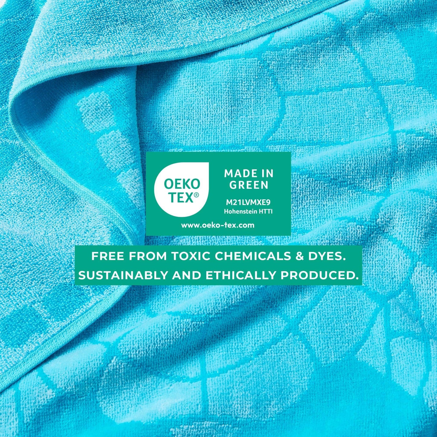 2 Pack 100% Cotton Jacquard Beach Towels - Playa Collection - - Beach Towels