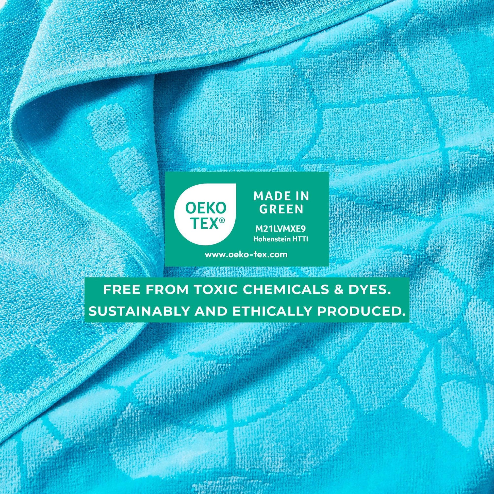2 Pack 100% Cotton Jacquard Beach Towels - Playa Collection - - Beach Towels
