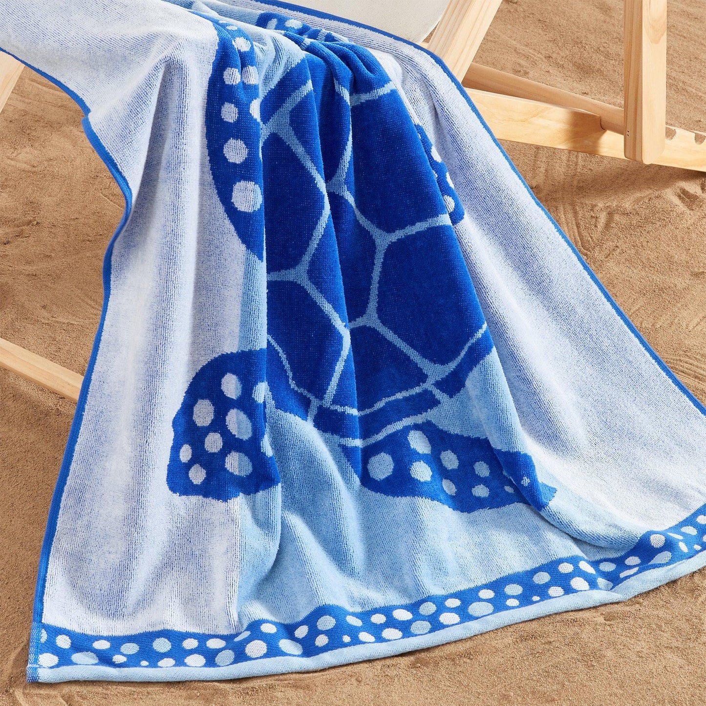2 Pack 100% Cotton Jacquard Beach Towels - Playa Collection - - Beach Towels