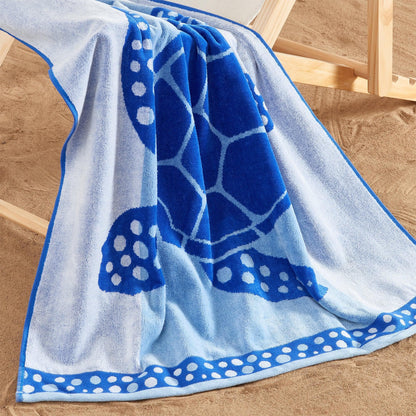2 Pack 100% Cotton Jacquard Beach Towels - Playa Collection - - Beach Towels