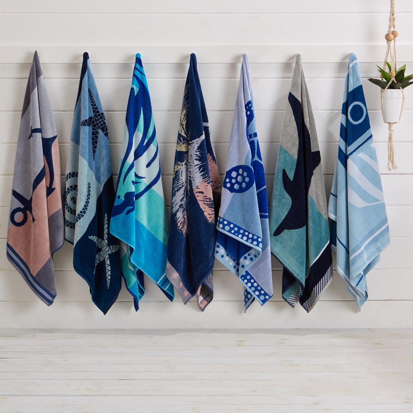 2 Pack 100% Cotton Jacquard Beach Towels - Playa Collection - - Beach Towels