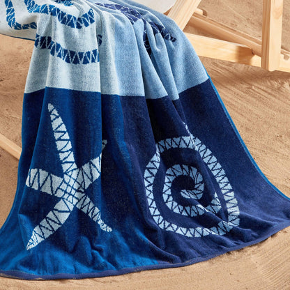 2 Pack 100% Cotton Jacquard Beach Towels - Playa Collection - - Beach Towels