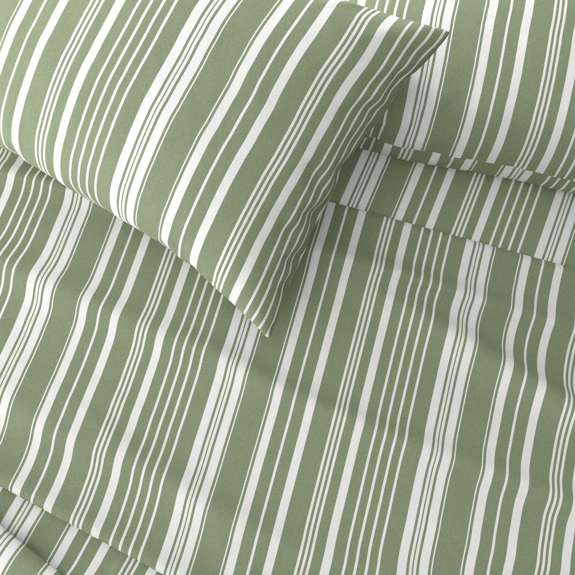 Striped Sheet Set - Elouise Collection - - Bed Sheets