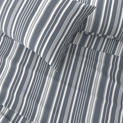 Striped Sheet Set - Elouise Collection - - Bed Sheets