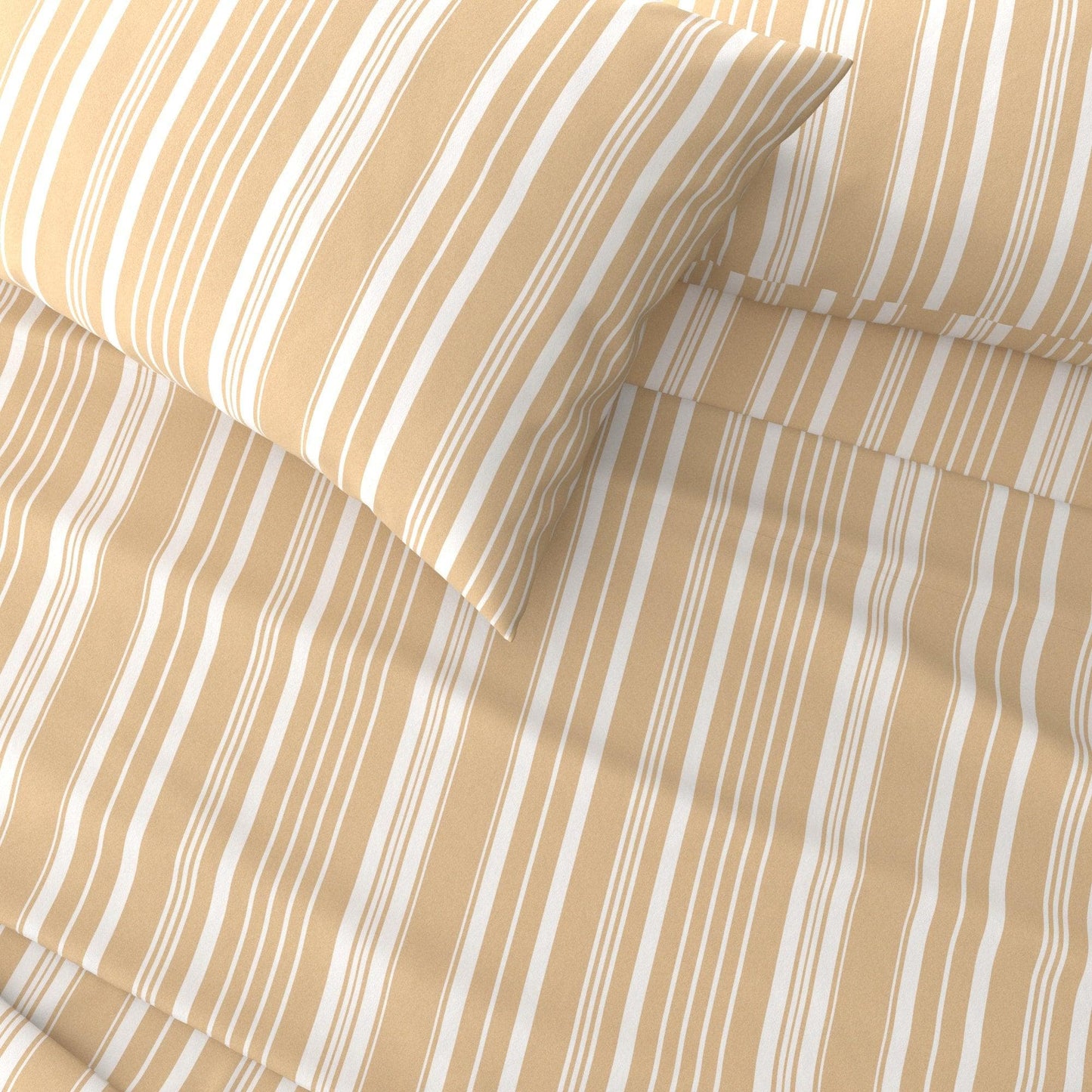 Striped Sheet Set - Elouise Collection - - Bed Sheets