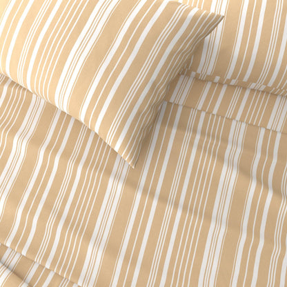 Striped Sheet Set - Elouise Collection - - Bed Sheets