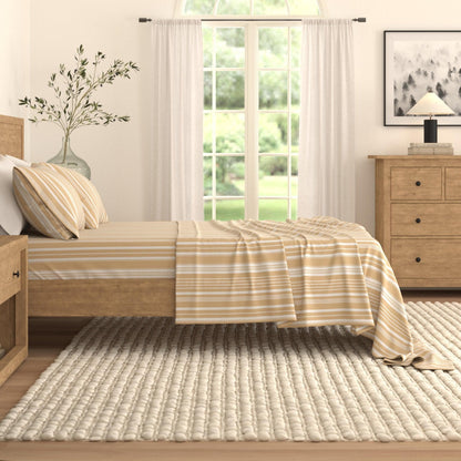 Striped Sheet Set - Elouise Collection - - Bed Sheets