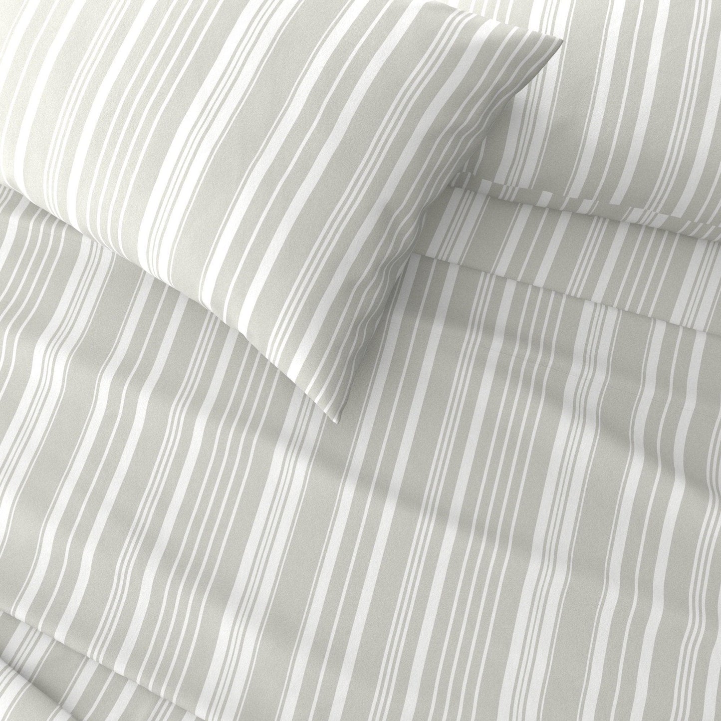 Striped Sheet Set - Elouise Collection - - Bed Sheets