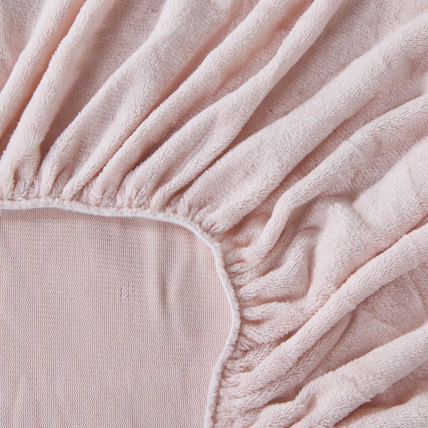 Solid Plush Fitted Sheet - Velvet Luxe Collection - - Bed Sheets
