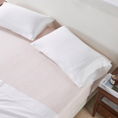 Solid Plush Fitted Sheet - Velvet Luxe Collection - - Bed Sheets