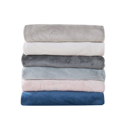 Solid Plush Fitted Sheet - Velvet Luxe Collection - - Bed Sheets