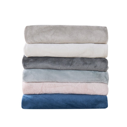 Solid Plush Fitted Sheet - Velvet Luxe Collection - - Bed Sheets
