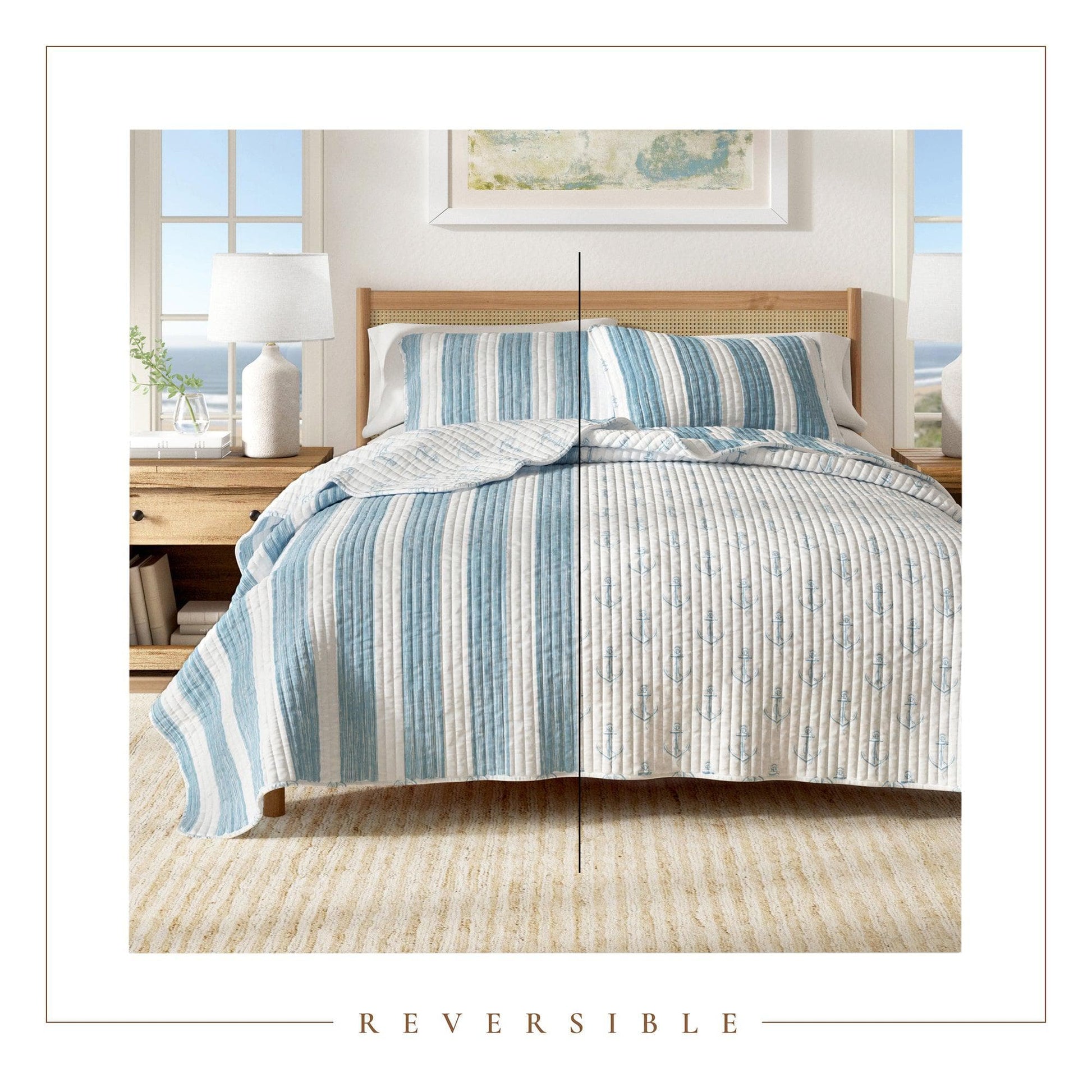 Coastal Quilt - Casco Bay Collection - - Quilts & Comforters