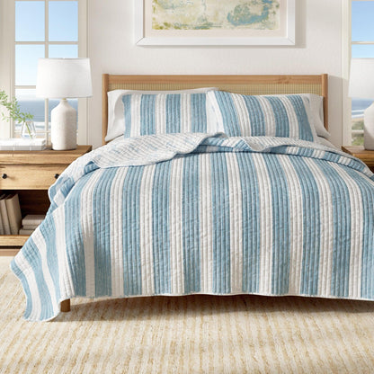 Coastal Quilt - Casco Bay Collection - Blue - Quilts & Comforters