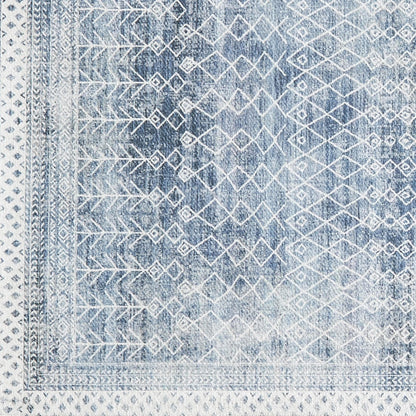 Distressed Moroccan Machine Washable Accent Area Rug 3' x 5' - Neve Collection - - Rugs