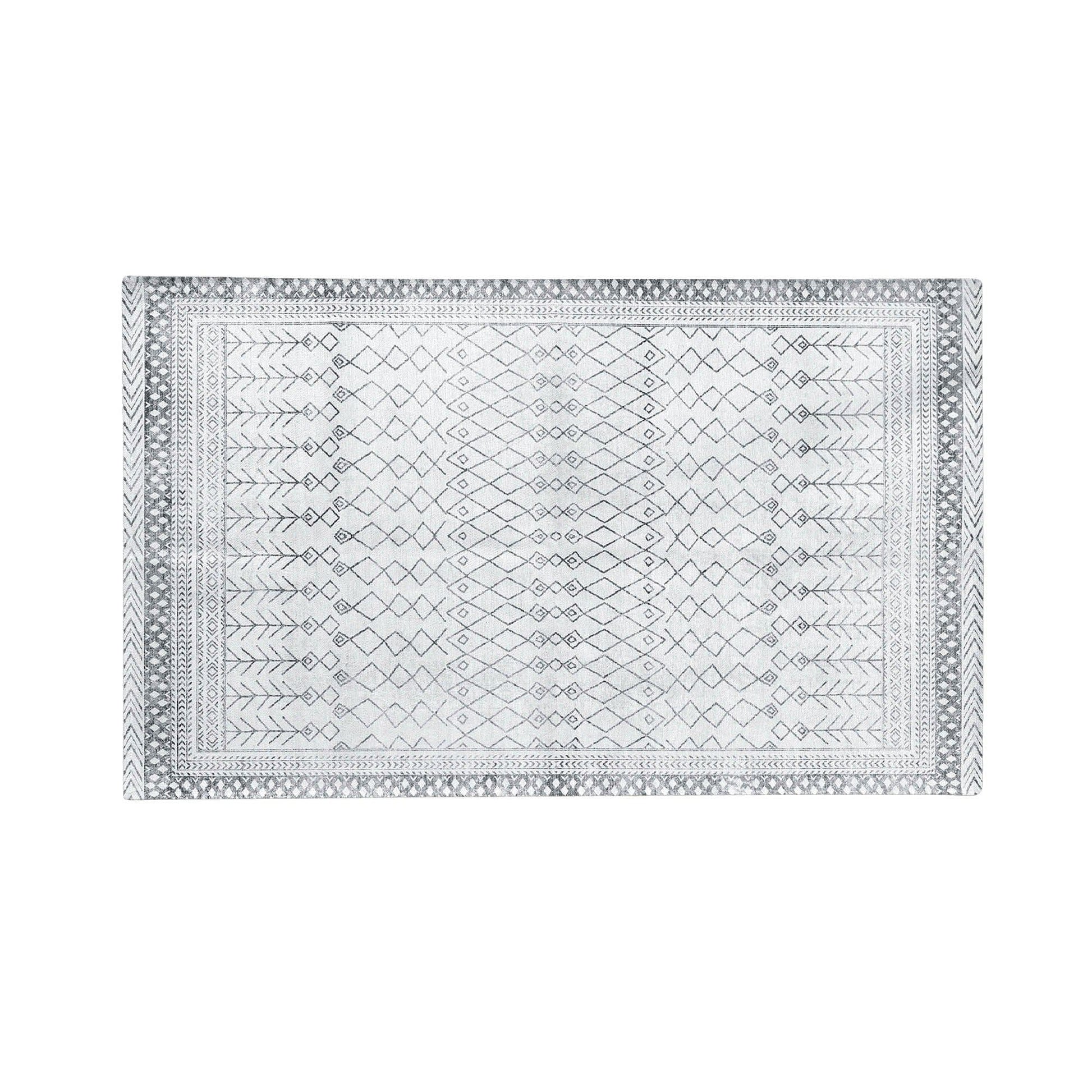 Distressed Moroccan Machine Washable Accent Area Rug 3' x 5' - Neve Collection - - Rugs