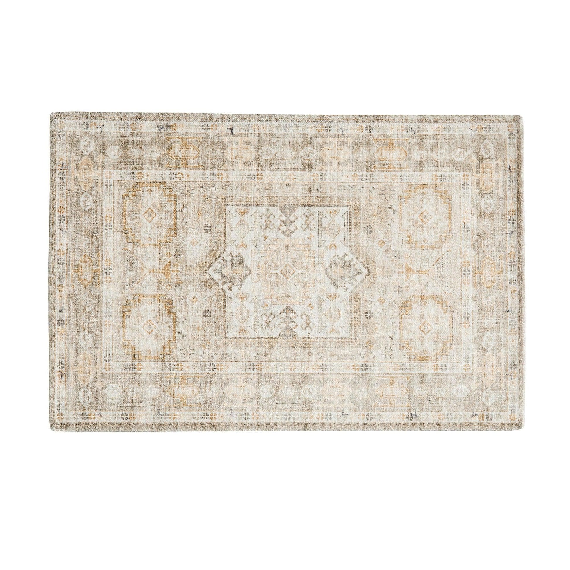 Medallion Machine Washable Accent Rug 2' x 3' - Nava Collection - - Rugs