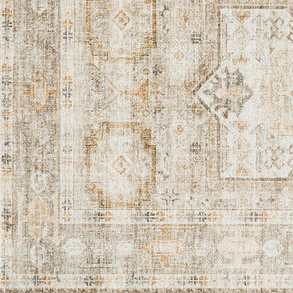 Medallion Machine Washable Accent Area Rug 3' x 5' - Nava Collection - - Rugs